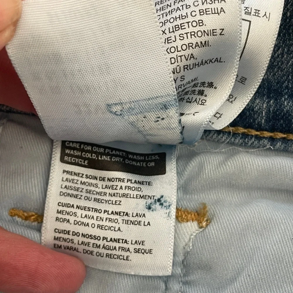 Levis Women 314 Shaping Straight Jeans 22W Blue Light Wash Tummy Control Stretch